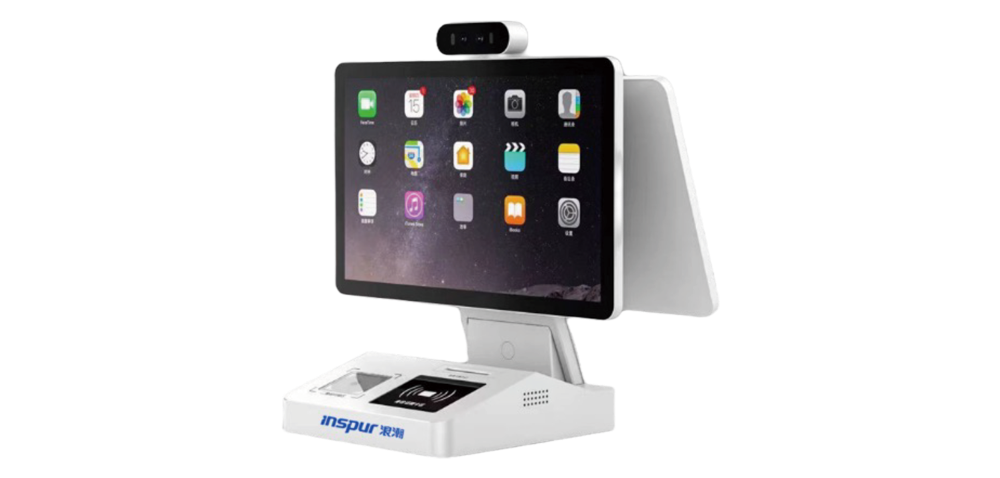 盈易彩票人社桌面双屏招聘终端MST1...